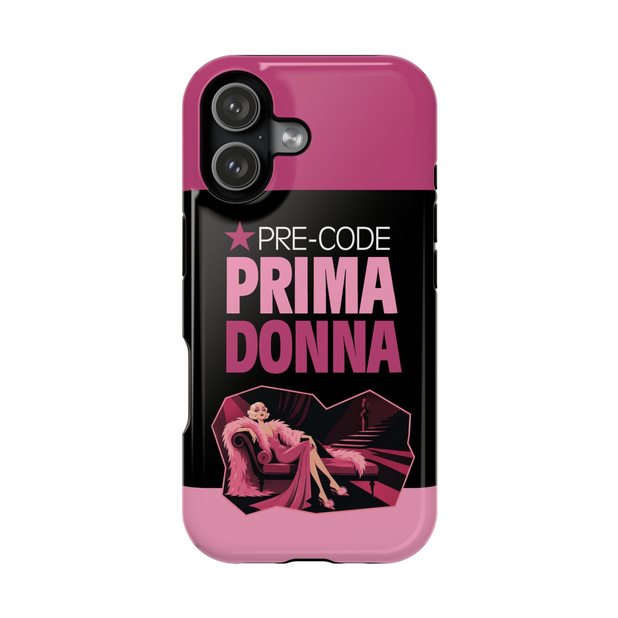 Pre-Code Prima Donna Phone Case | Vintage Glam MagSafe iPhone 17