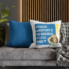 Movie Quote Square Pillowcase —  What's Up Doc (1972)