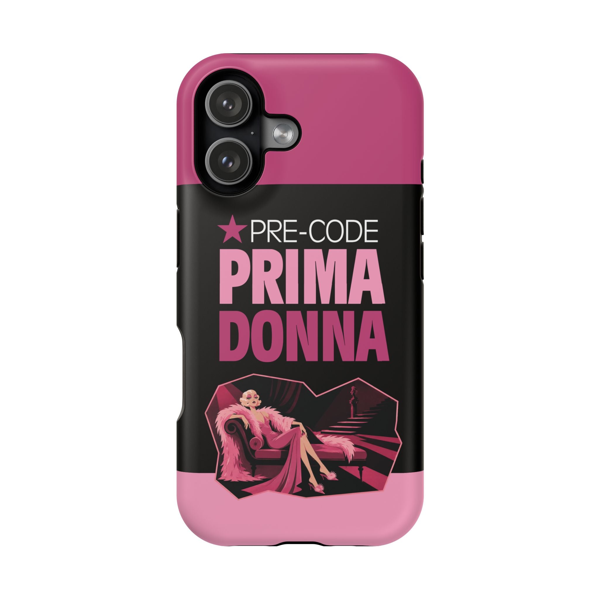 Pre-Code Prima Donna Phone Case | Vintage Glam MagSafe iPhone 17