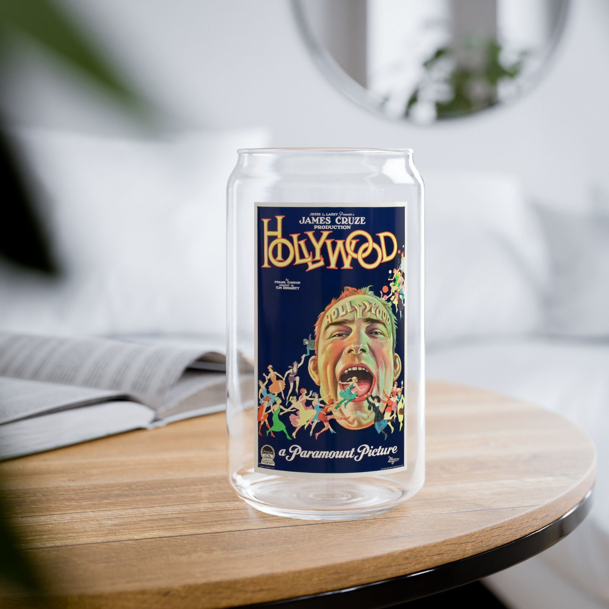 Movie Poster Sipper Glass - Hollywood (1923)