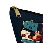 Retro Cosmetic Bag with 'Horror Housewife Design