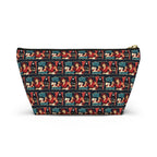 Retro Cosmetic Bag with 'Horror Housewife Design