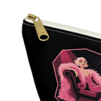 Retro Cosmetic Bag with 'Pre-Code Prima Donna' Design
