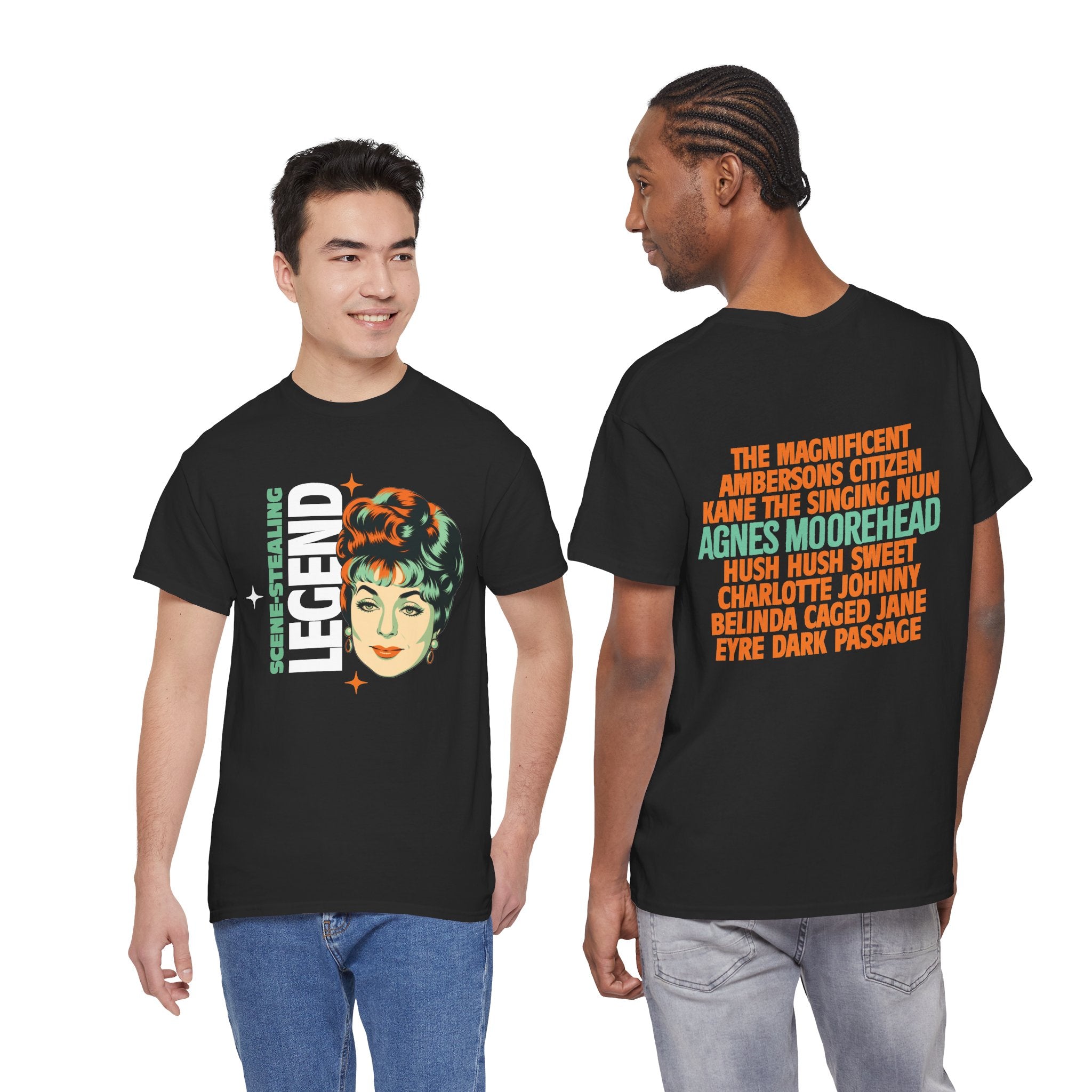 Scene-stealing Legend Tee — Retro Agnes Moorehead Tribute T-Shirt