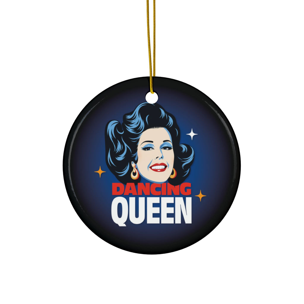 Dancing Queen Ceramic Ornament — Ann Miller Tribute Holiday Keepsake