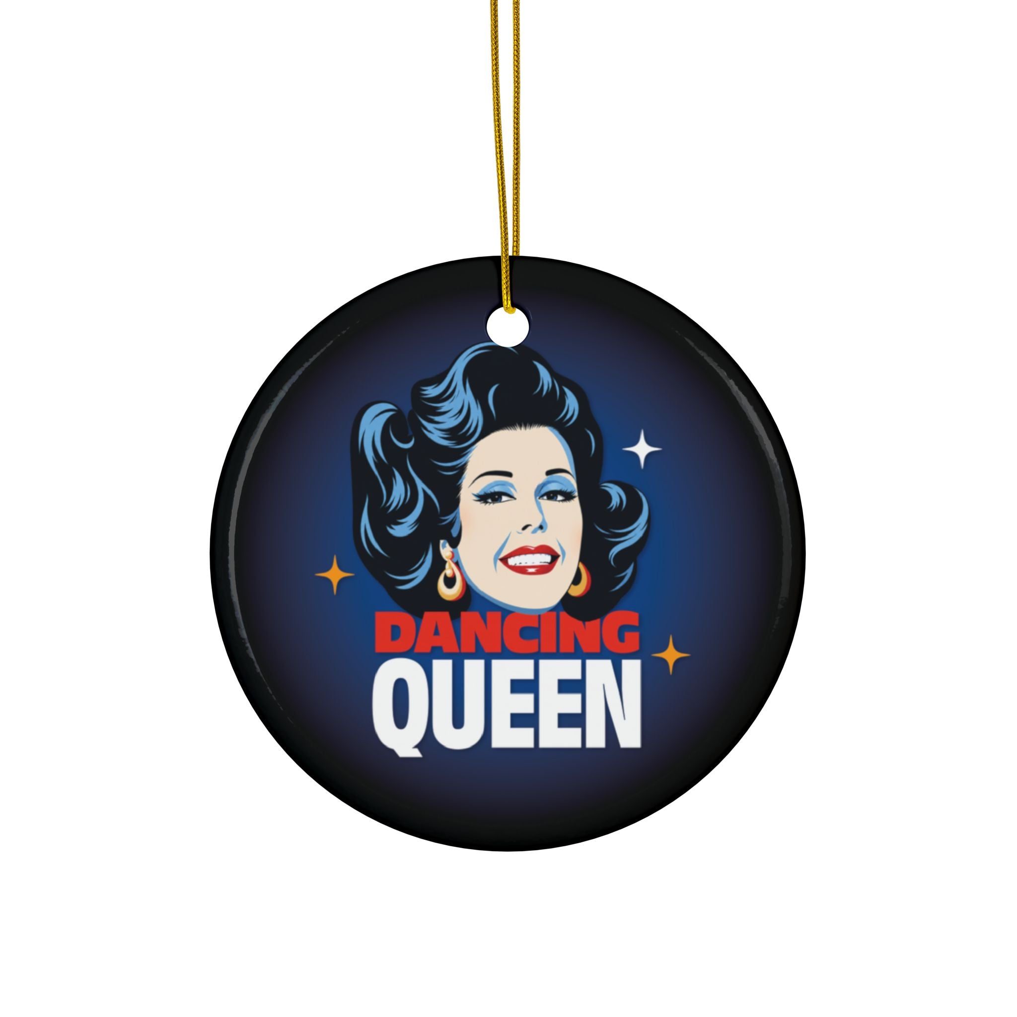 Dancing Queen Ceramic Ornament — Ann Miller Tribute Holiday Keepsake