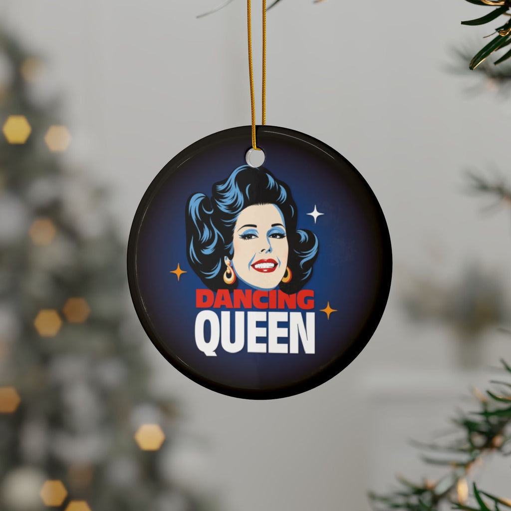 Dancing Queen Ceramic Ornament — Ann Miller Tribute Holiday Keepsake