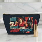Retro Cosmetic Bag with 'Horror Housewife Design