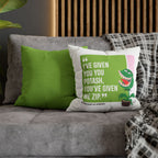 Movie Quote Square Pillowcase —  Little Shop of Horrors (1986)