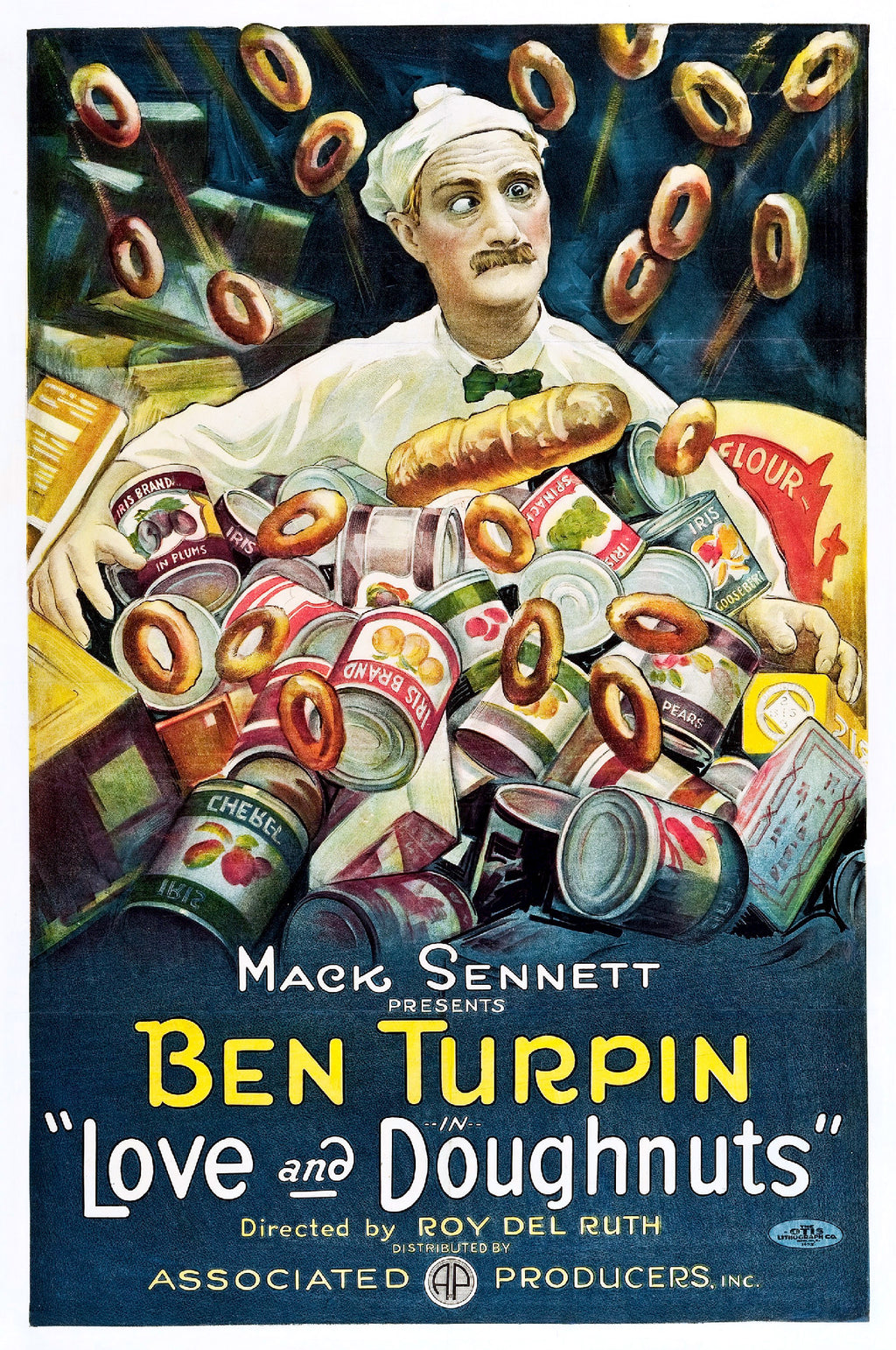 Movie Poster Sipper Glass - Love and Doughnuts (1921)
