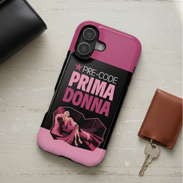 Pre-Code Prima Donna Phone Case | Vintage Glam MagSafe iPhone 17