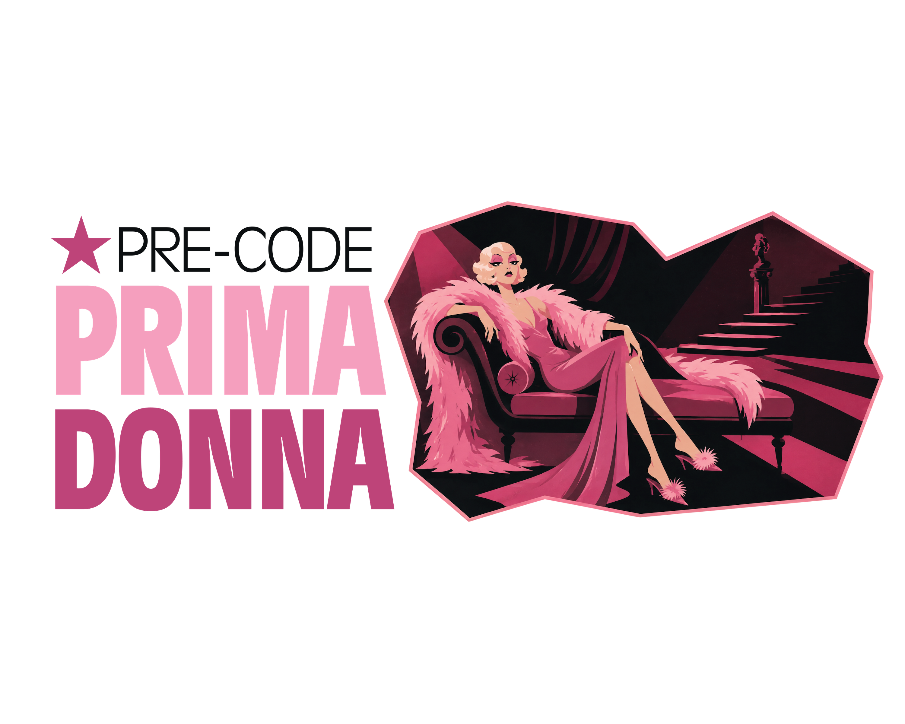 Pre-Code Prima Donna Enamel Camping Mug — Classic Movie Travel Cup