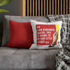 Movie Quote Square Pillowcase —  The Apartment (1960)
