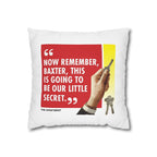 Movie Quote Square Pillowcase —  The Apartment (1960)