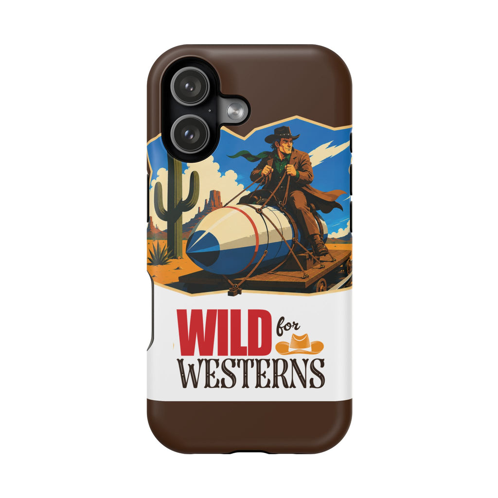 Wild for Westerns Phone Case — Vintage Cowboy Magnetic Impact-Resistant Case