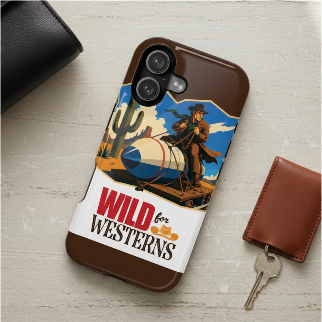 Wild for Westerns Phone Case — Vintage Cowboy Magnetic Impact-Resistant Case
