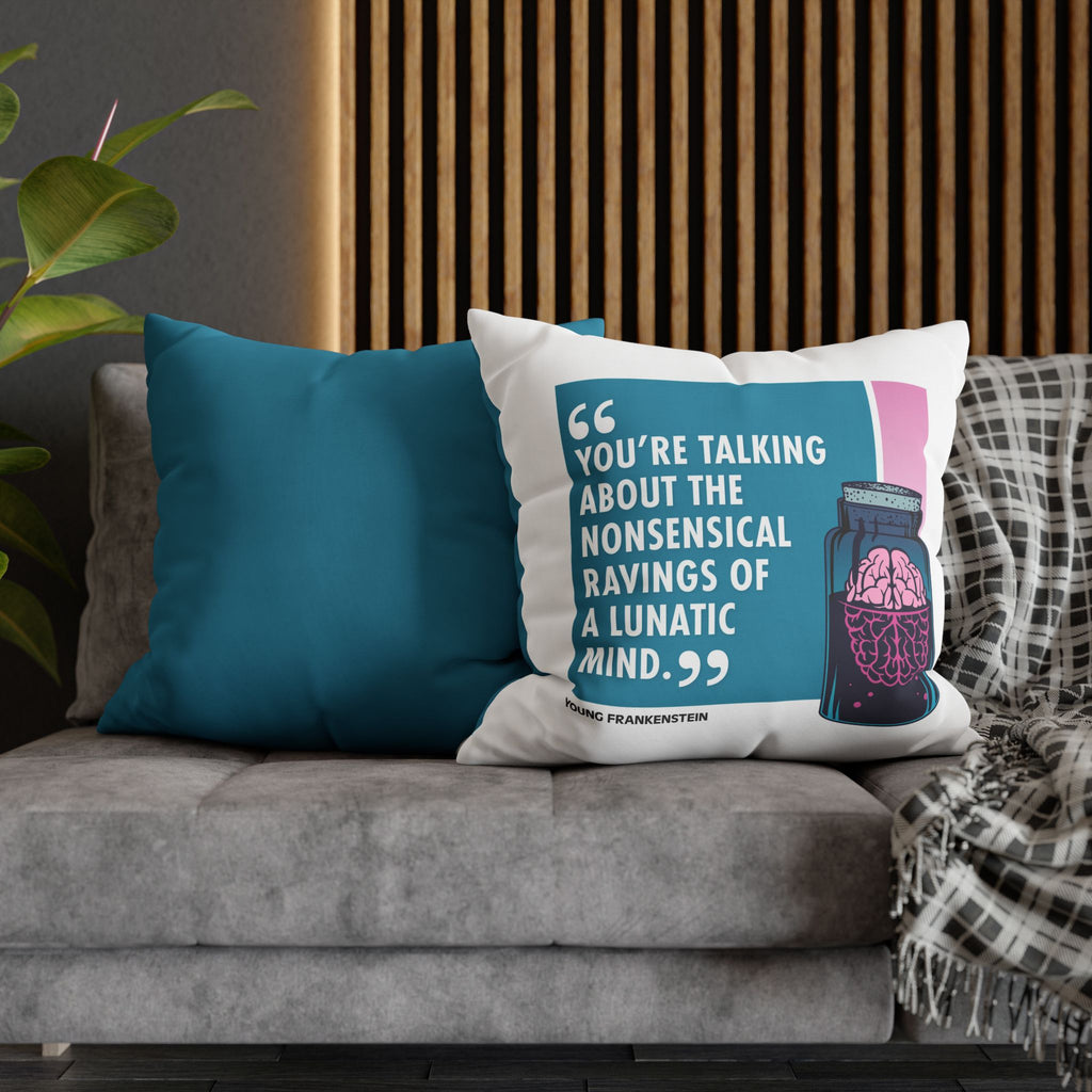 Movie Quote Square Pillowcase —  Young Frankenstein (1974)