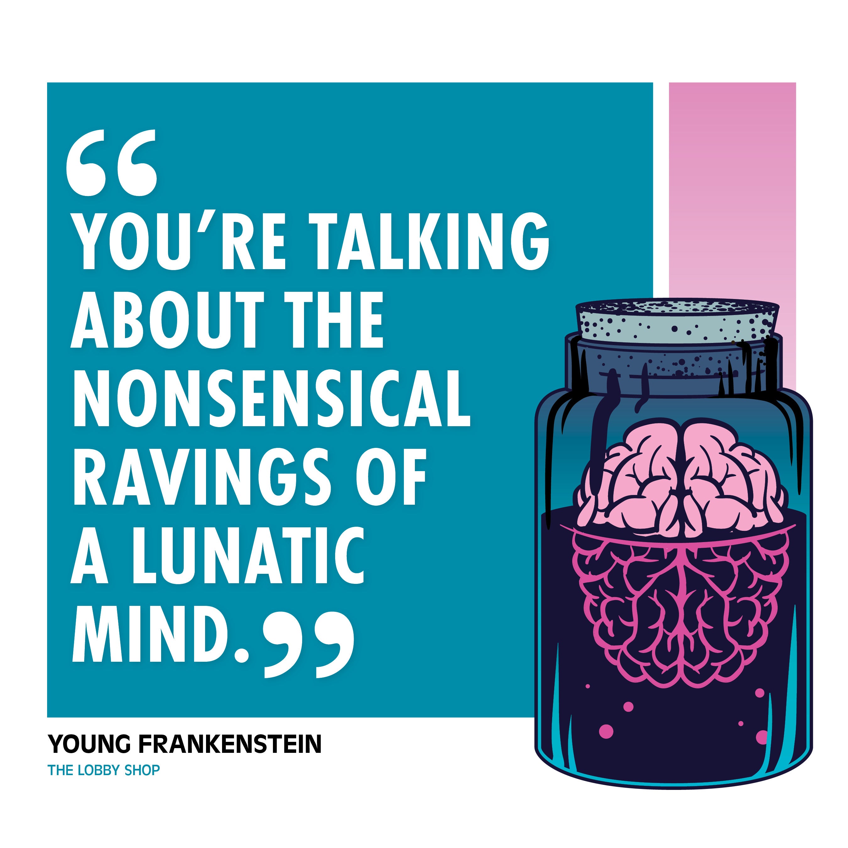 Movie Quote Square Pillowcase —  Young Frankenstein (1974)