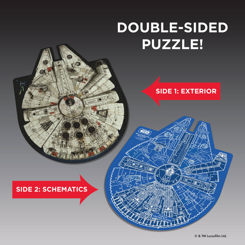 Star Wars Millennium Falcon Jigsaw Puzzle and Trivia