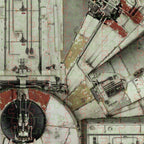 Star Wars Millennium Falcon Jigsaw Puzzle and Trivia
